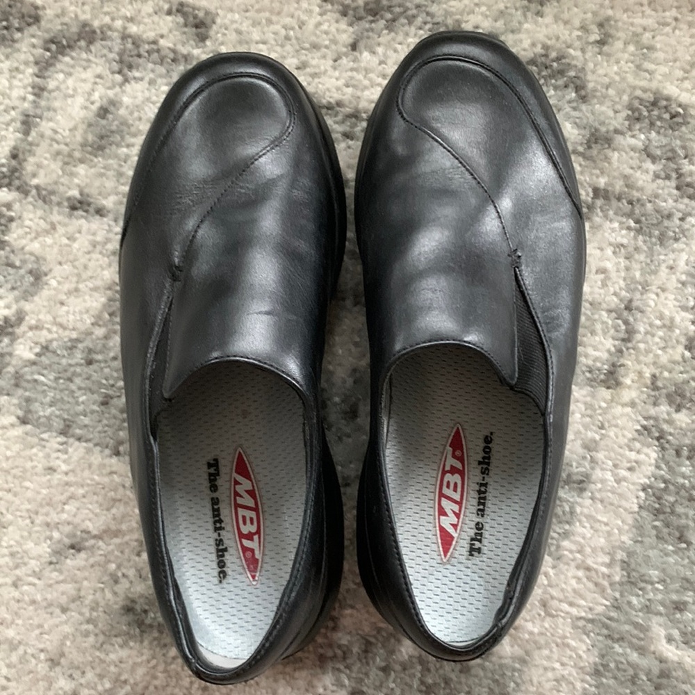 MBT, black leather, excellent condition, worn only a couple of times, no scuffs